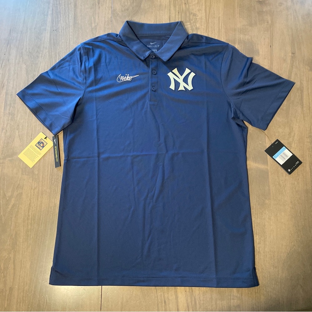 Nike Baseball Cooperstown Collection New York Yankees Polo Dri Fit NKNE-44B Sz.M